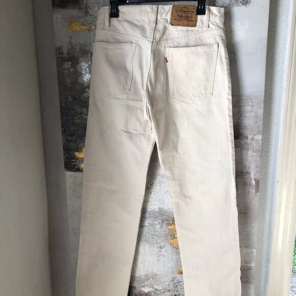 Vintage 80's Orange Tab Levi 505's ~Straight Leg~ Made in USA 34"x34"